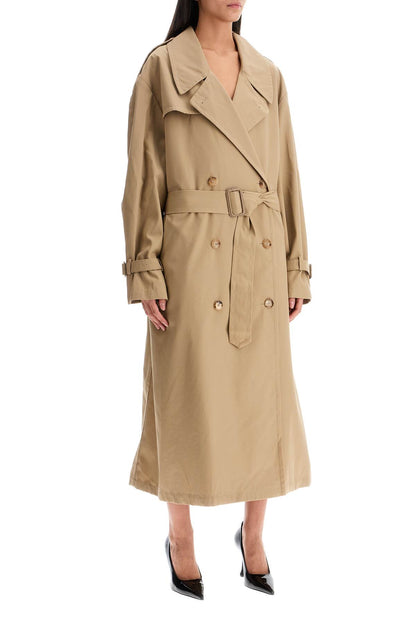 Moschino Moschino double-breasted trench coat with