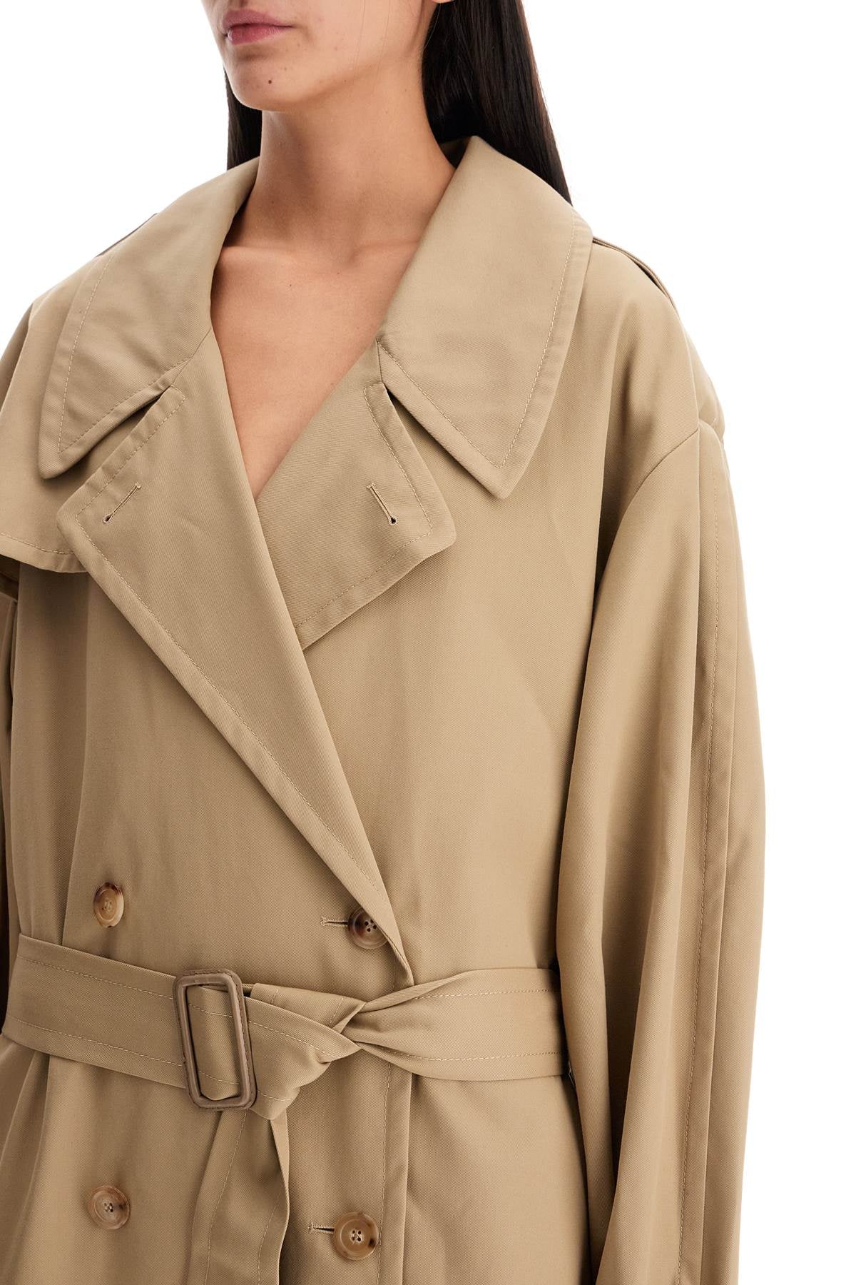 Moschino Moschino double-breasted trench coat with