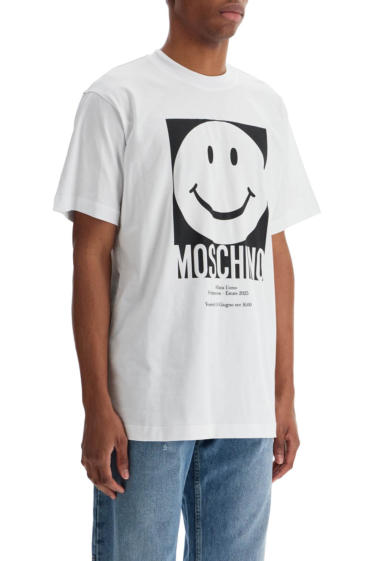 Moschino Moschino 'smiley print t-shirt