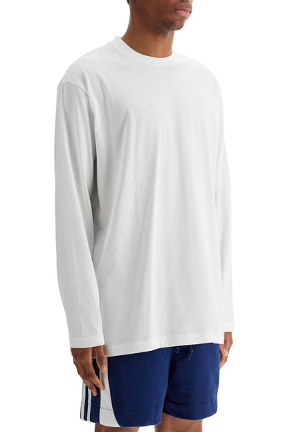 Y-3 Y-3 white cotton t-shirt with graphic print