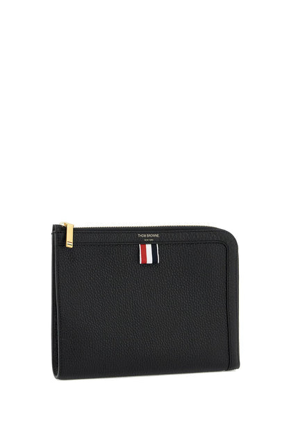 Thom Browne Thom Browne "embossed leather pouch