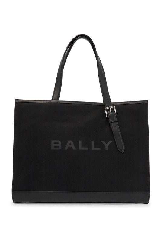 Bally Bally east/west nylon and leather tote bag