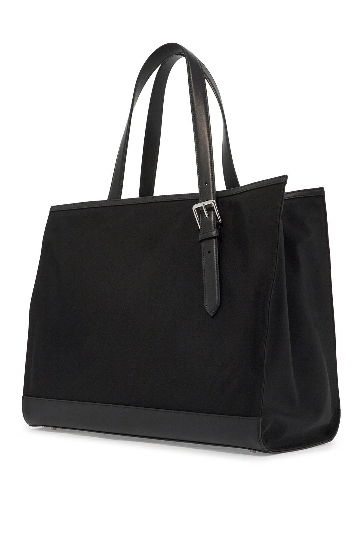 Bally Bally east/west nylon and leather tote bag