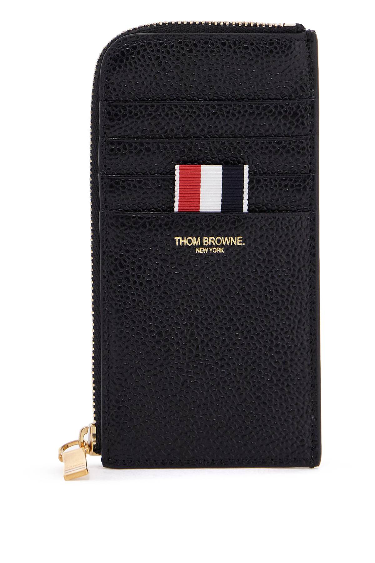 Thom Browne Thom Browne pebble grain leather cardholder