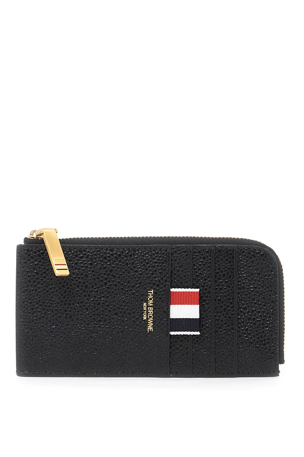 Thom Browne Thom Browne pebble grain leather cardholder