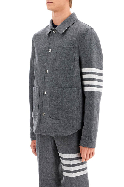 Thom Browne Thom Browne wool and cashmere blend oversh