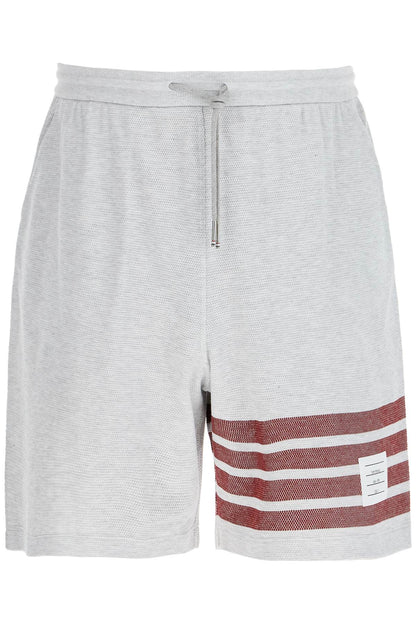 Thom Browne Thom Browne 4-bar cotton bermuda shorts