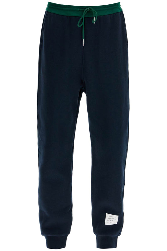 Thom Browne Thom Browne color block fleece joggers for men