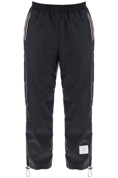 Thom Browne cricket stripe ripstop pants for