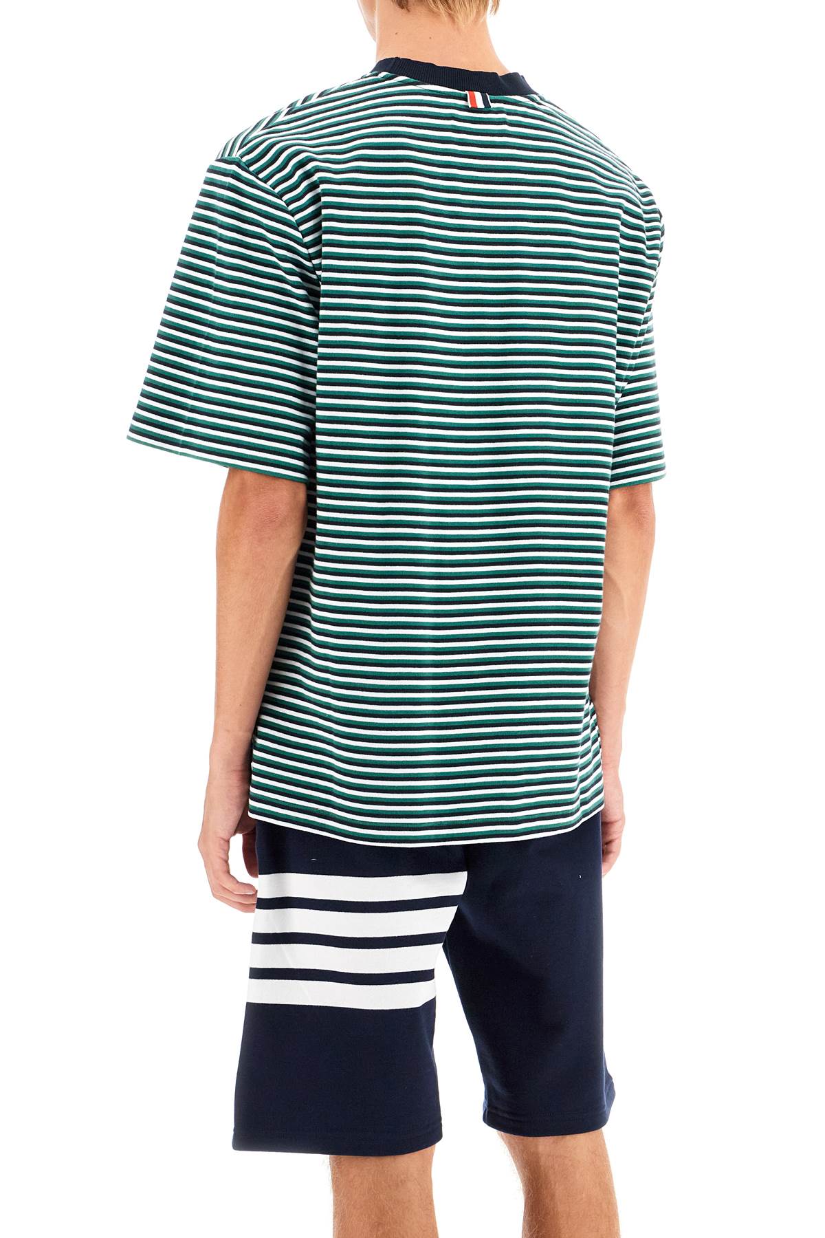 Thom Browne Thom Browne "striped oversized jersey t-shirt"