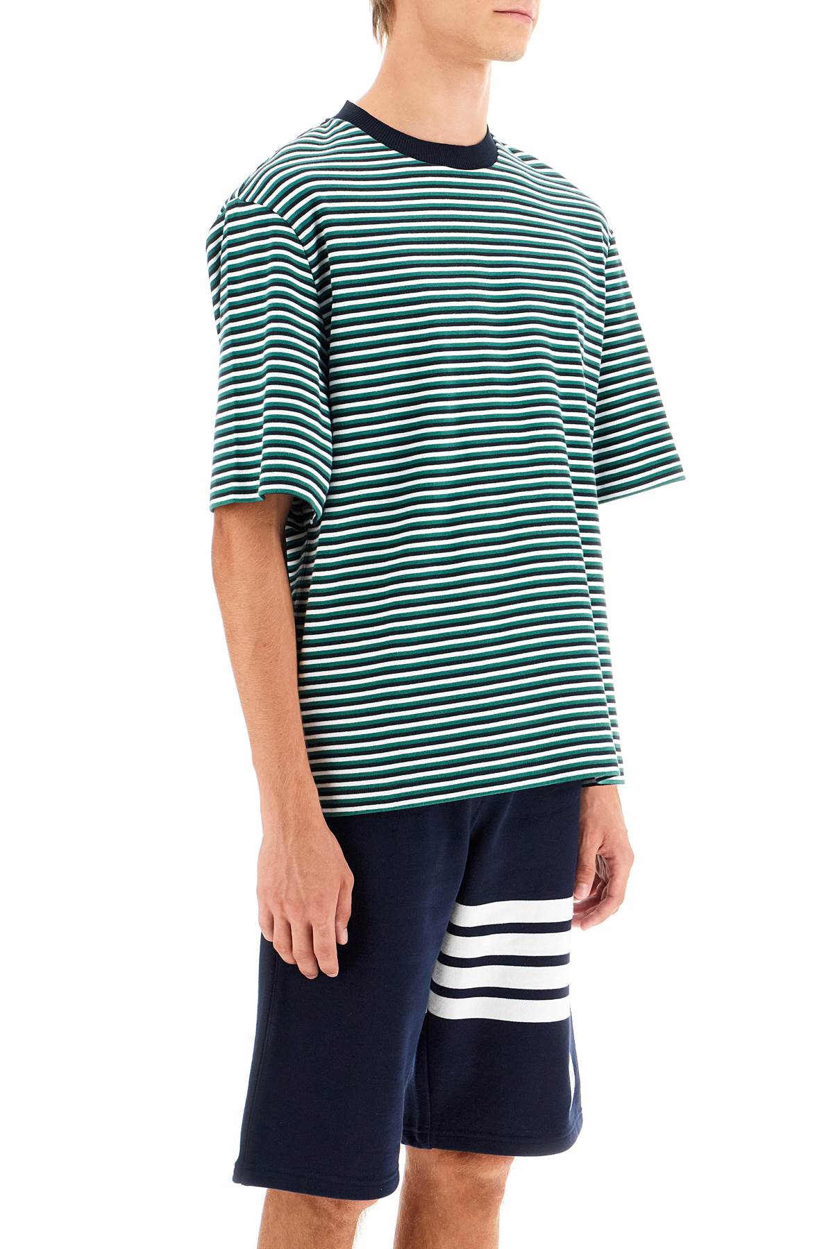 Thom Browne Thom Browne "striped oversized jersey t-shirt"