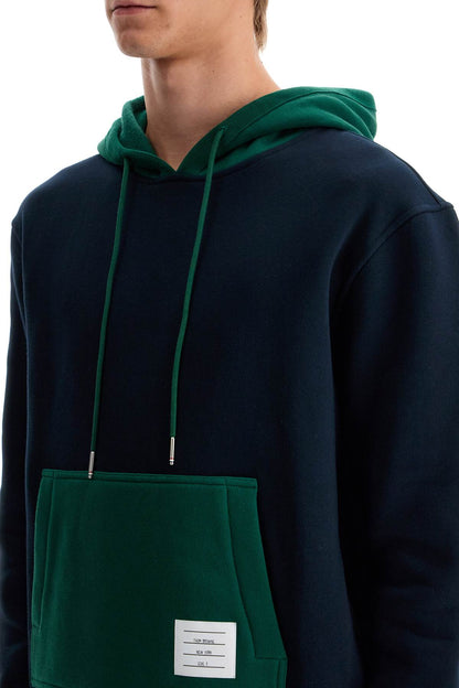 Thom Browne Thom Browne hooded sweatshirt with color