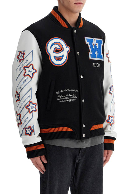 Off White Off White Off-White bomber varsity wizard