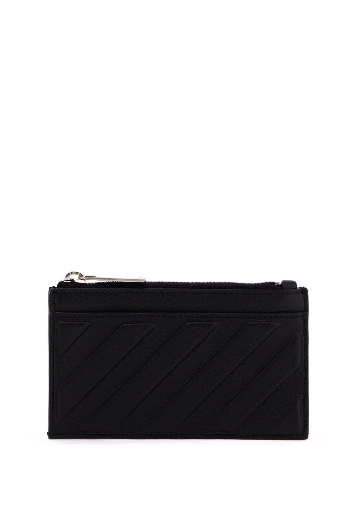 Off White Off White Off-White leather diag card holder