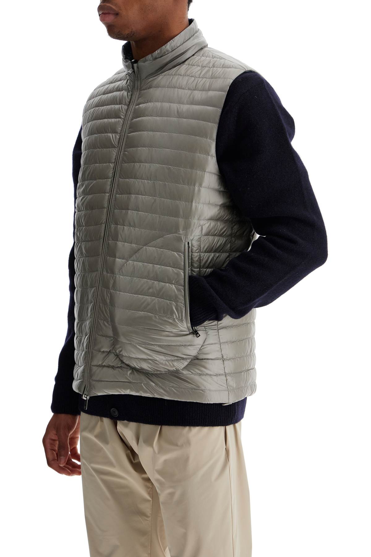 HERNO HERNO reversible black polyamide gilet