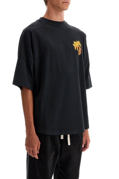 Palm Angels Palm Angels 'burning palm oversized t