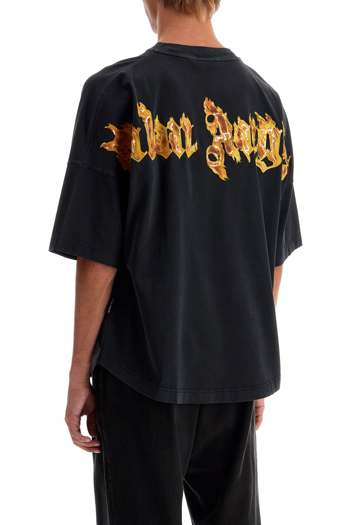 Palm Angels Palm Angels 'burning palm oversized t