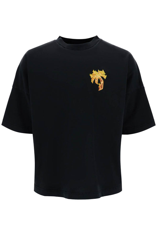 Palm Angels Palm Angels 'burning palm oversized t