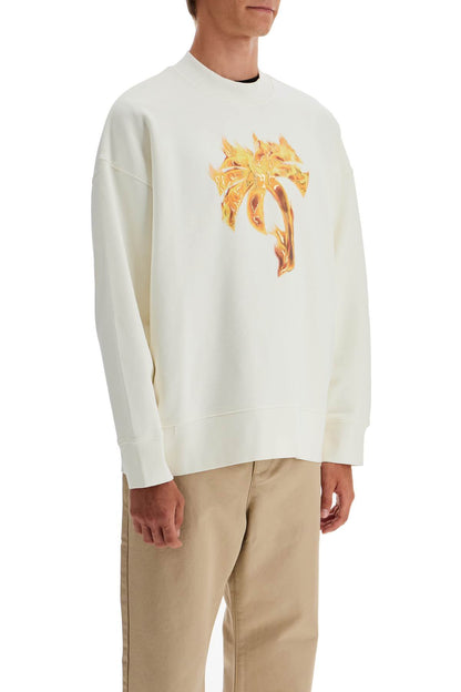 Palm Angels Palm Angels 'burning palm oversized sweat