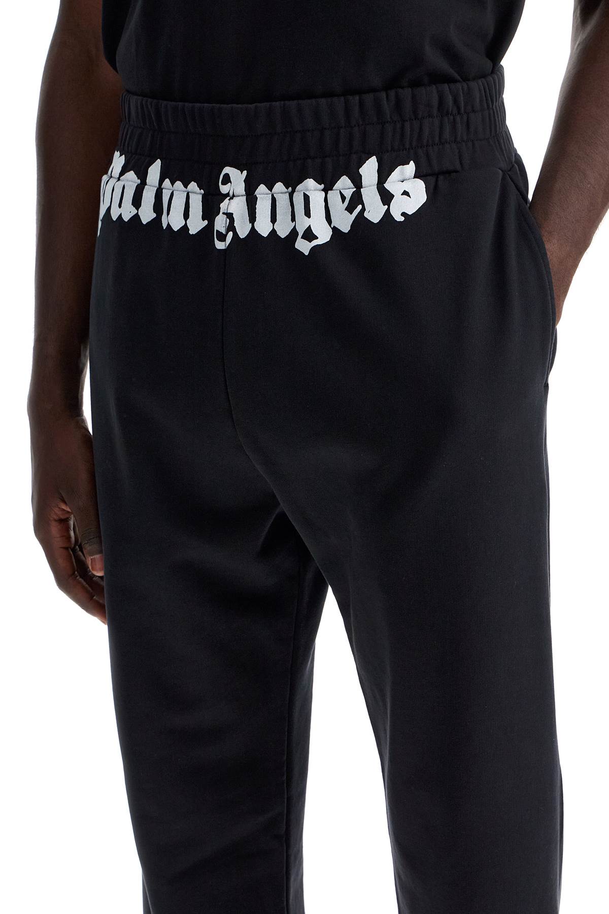 Palm Angels Palm Angels logo print joggers with seven