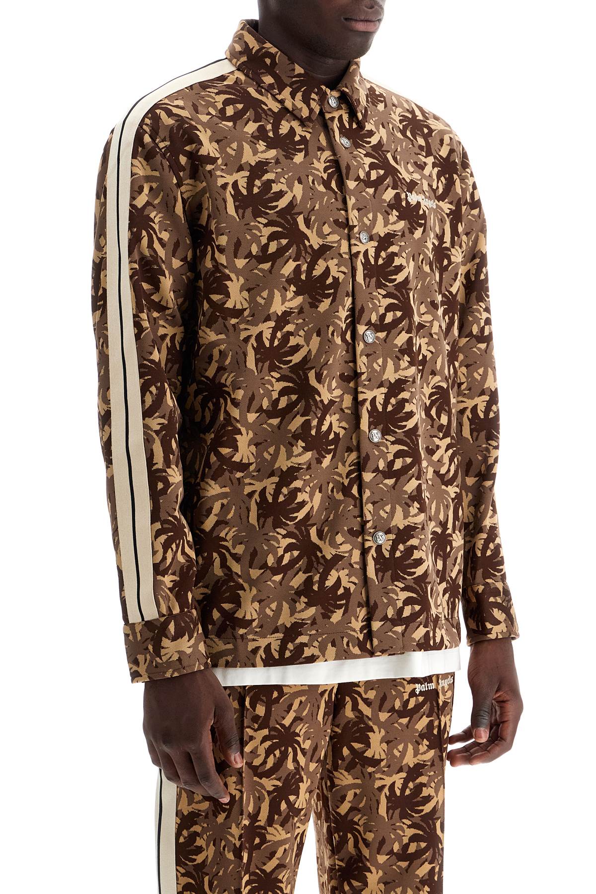 Palm Angels Palm Angels camouflage track overshirt