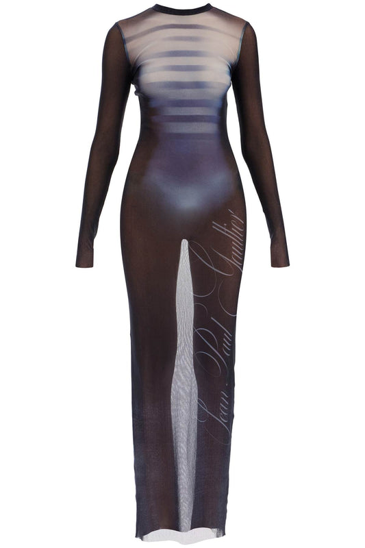 JEAN PAUL GAULTIER JEAN PAUL GAULTIER long mesh dress 'le mã¢le'