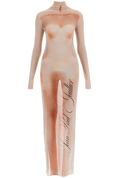 JEAN PAUL GAULTIER JEAN PAUL GAULTIER long mesh dress