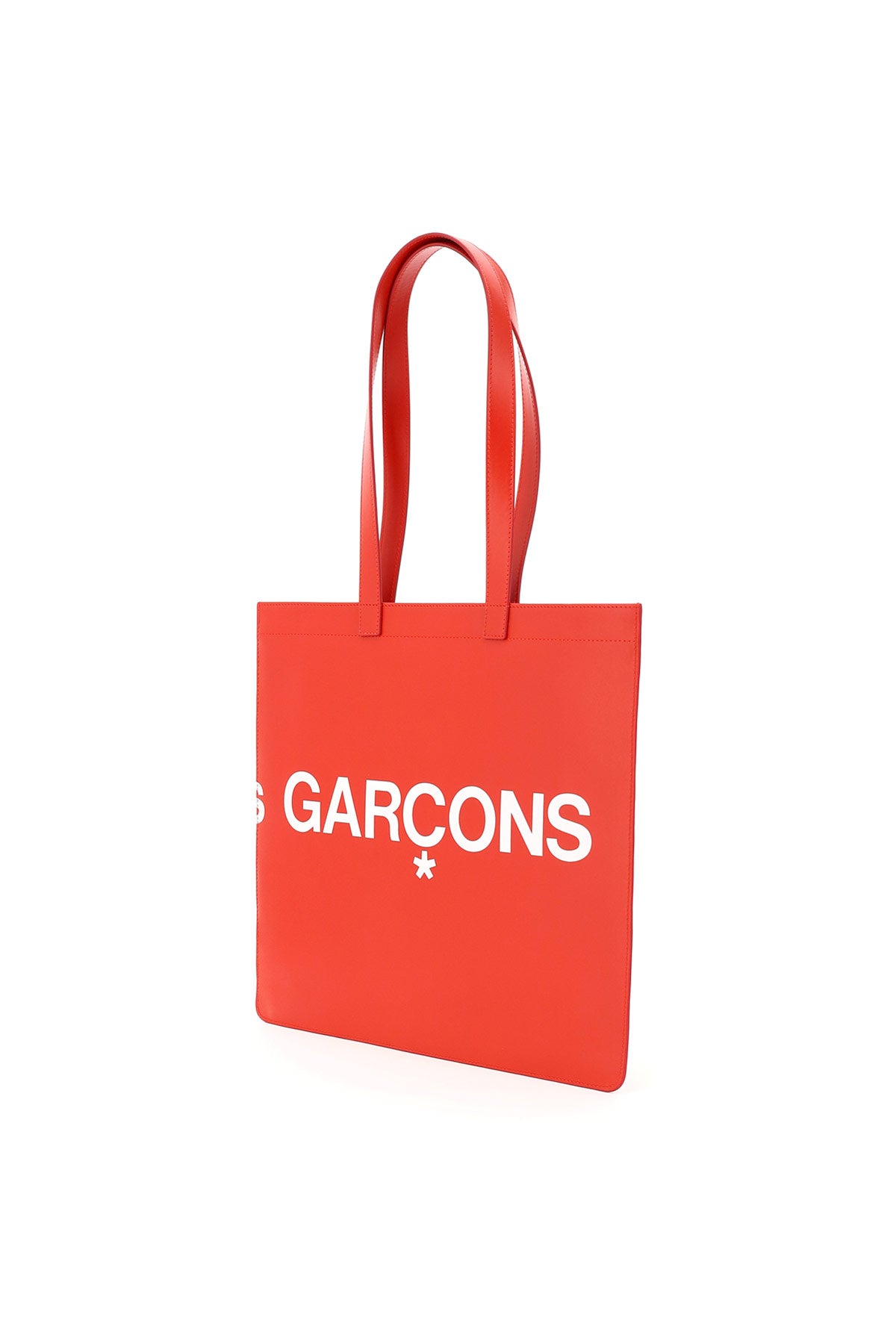 Comme Des Garcons Wallet Comme Des Garcons Wallet leather tote bag with logo