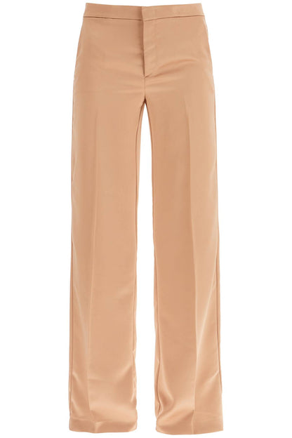 THE ANDAMANE THE ANDAMANE flared satin trousers