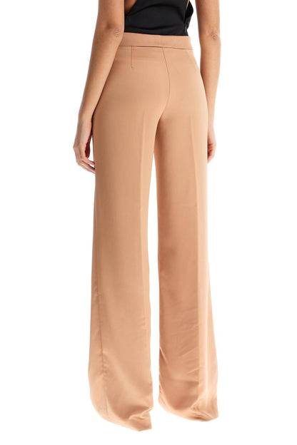 THE ANDAMANE THE ANDAMANE flared satin trousers