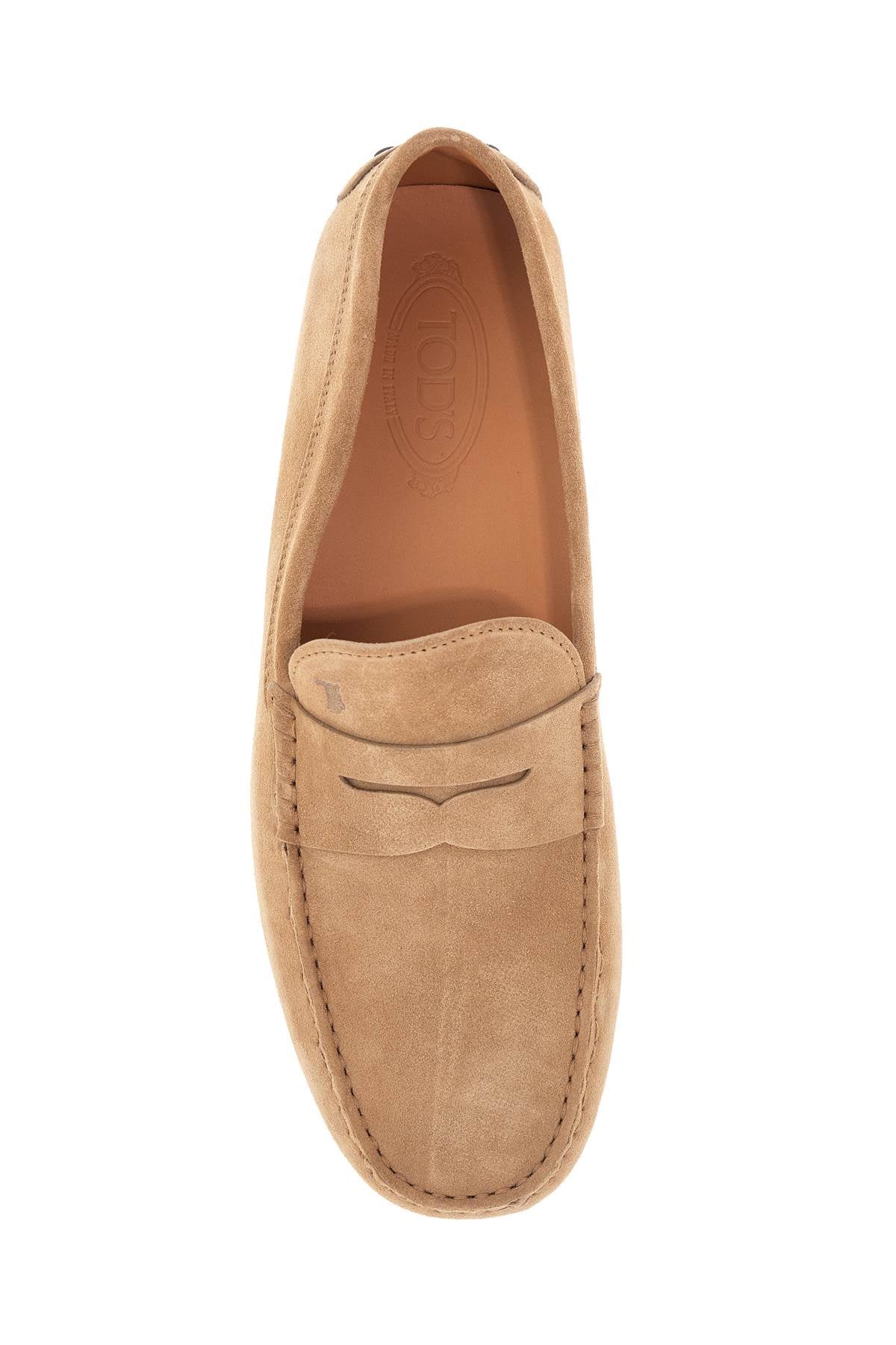 Tod'S Tod'S bisquit leather moccasin with rubber sole