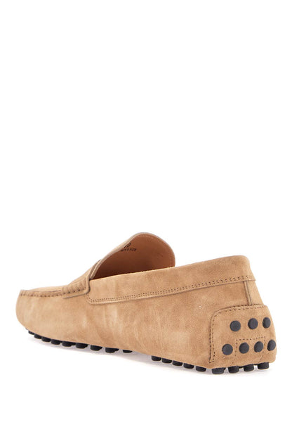 Tod'S Tod'S bisquit leather moccasin with rubber sole