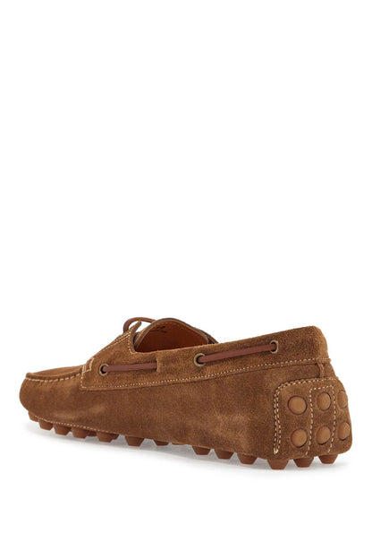 Tod'S Tod'S light walnut leather driving moccasin made in italy