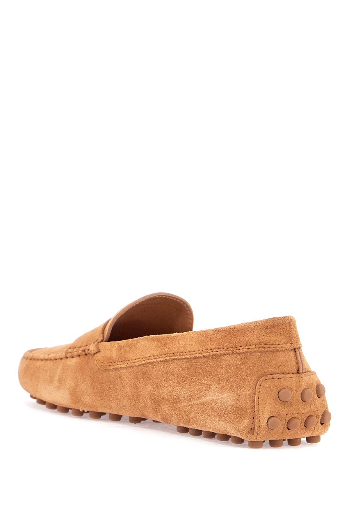 Tod'S Tod'S men's suede leather loafers in cognac