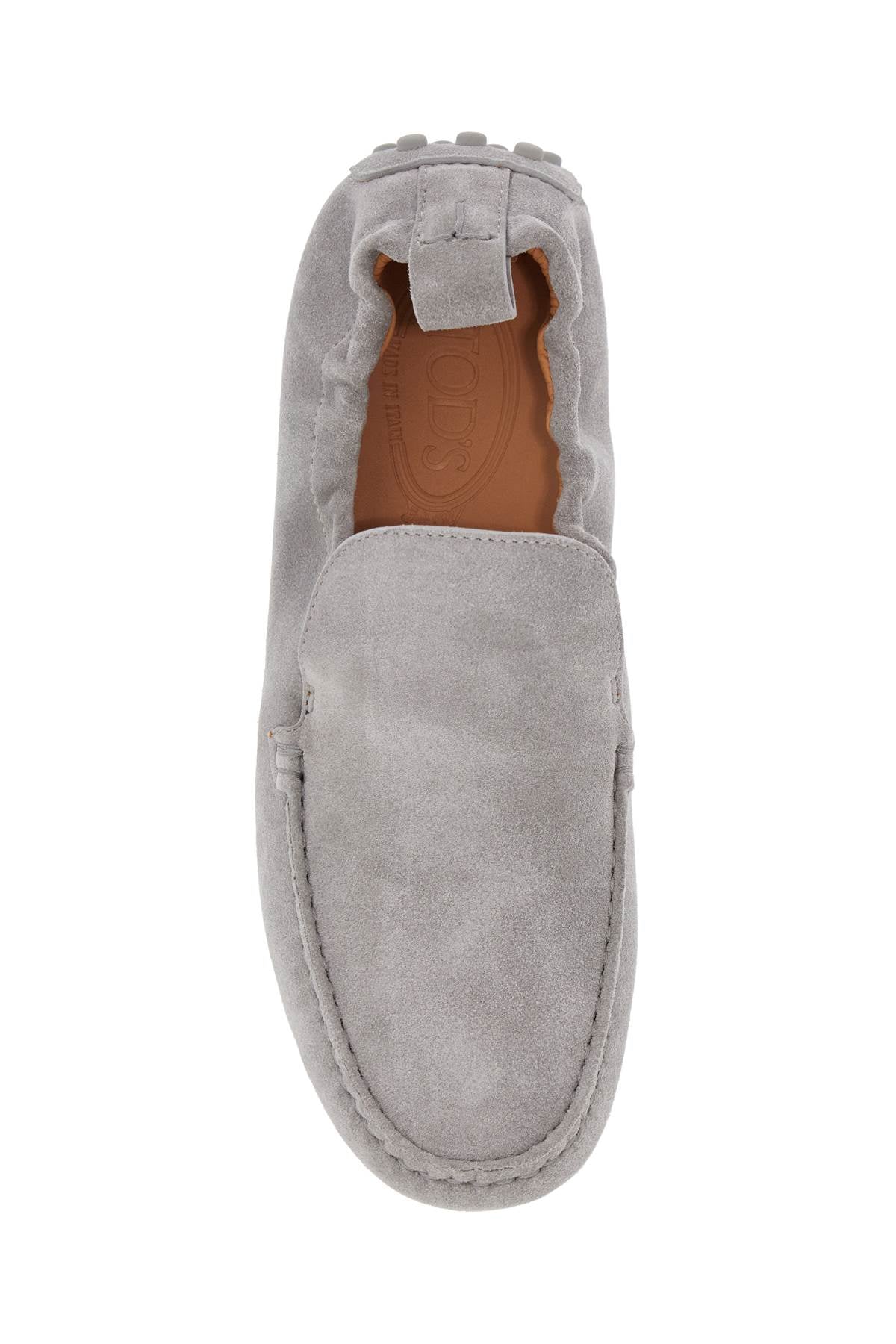 Tod'S Tod'S light gray calfskin women's loafers