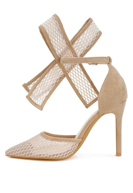 “REGINA” Big Bow Stiletto Sandals