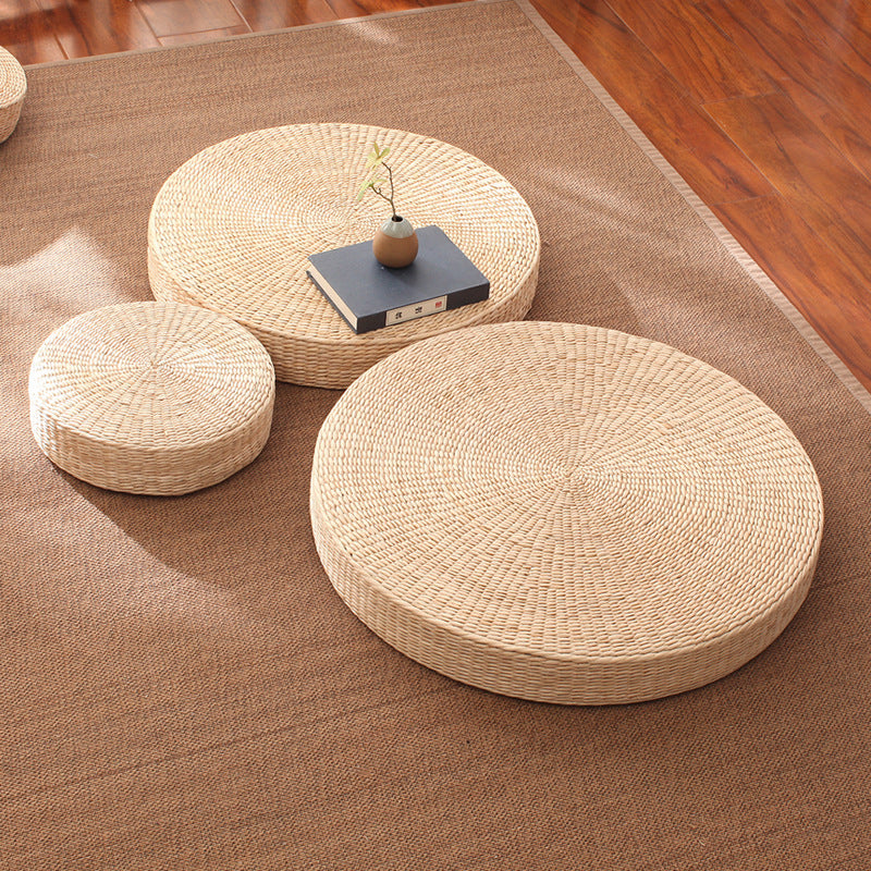 Futon Cushion Coffee Table Tatami Straw Meditation