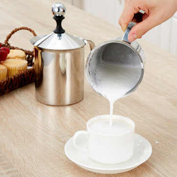 HANDHELD MILK FROTHER FOAMER Mixer STAINLESS STEAL COFFEE LATTE STIRRER