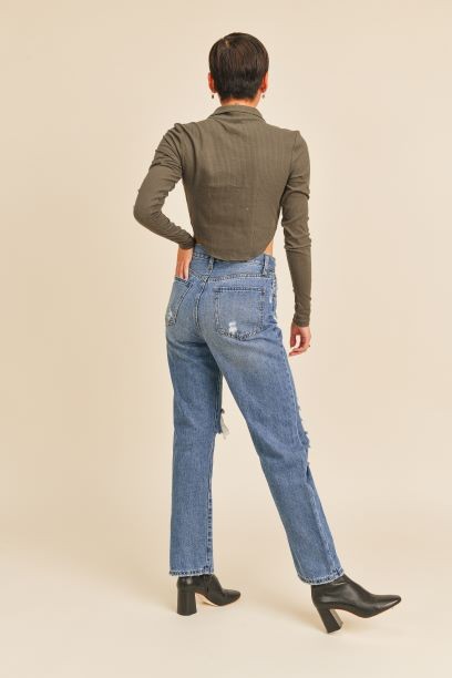 “JUNE” HIGH RISE DAD JEANS