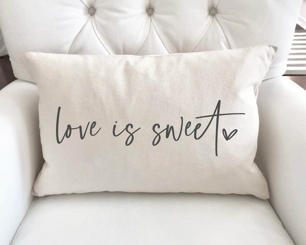 Love Is Sweet 12x20 Spring Pillow Cover