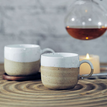 Stoneware coffee cup