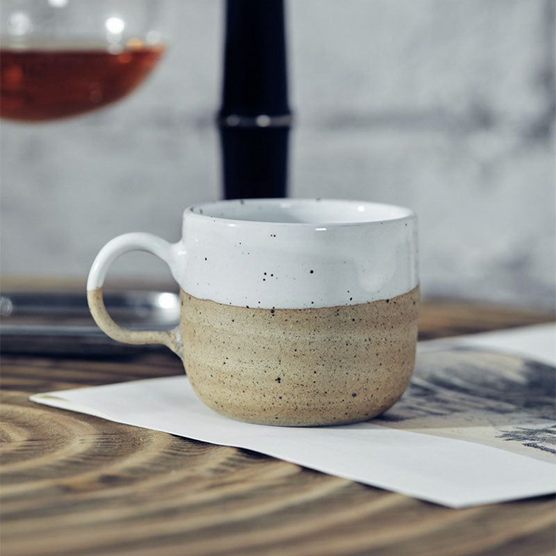 Stoneware coffee cup