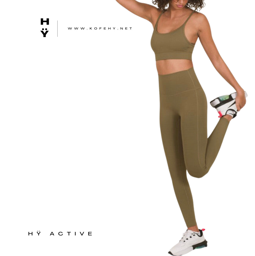 ATHLETIC CAMI BRA & LEGGINGS SET